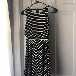 Cute black and white dress